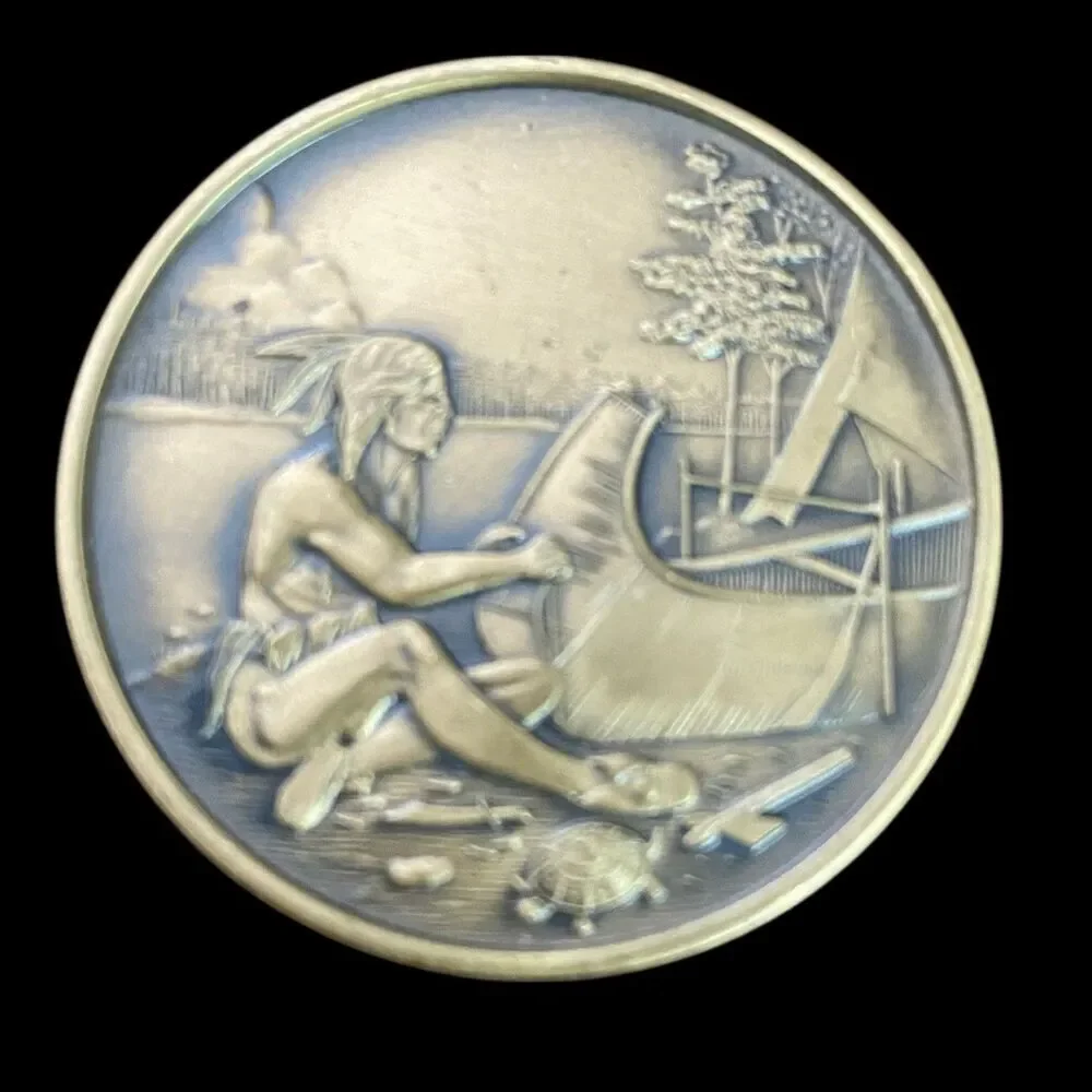 Wyandotte Savings Bank Token Bicentennial Native American Heritage Coin